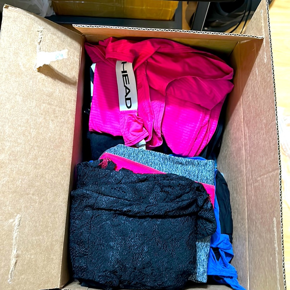 Mystery box of clothing